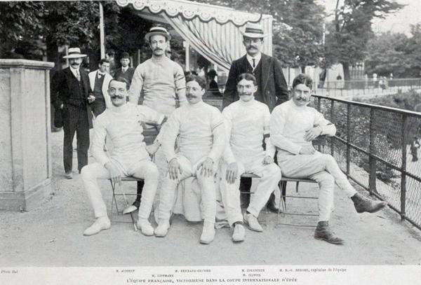 The French Olympic fencing team (1908)